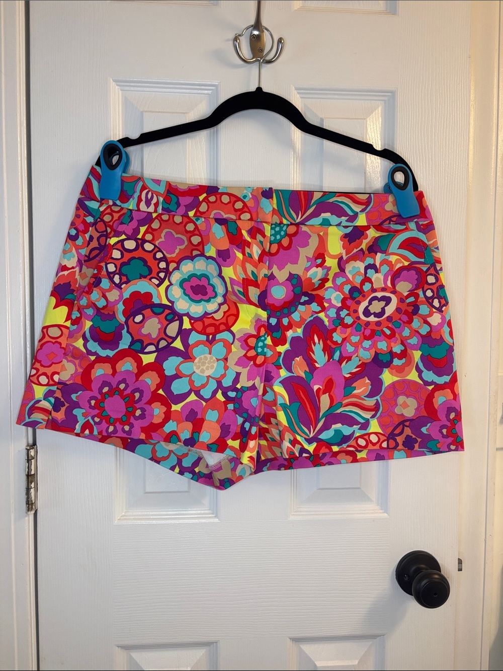 Trina Turk Multicolor Floral Print Bermuda Shorts